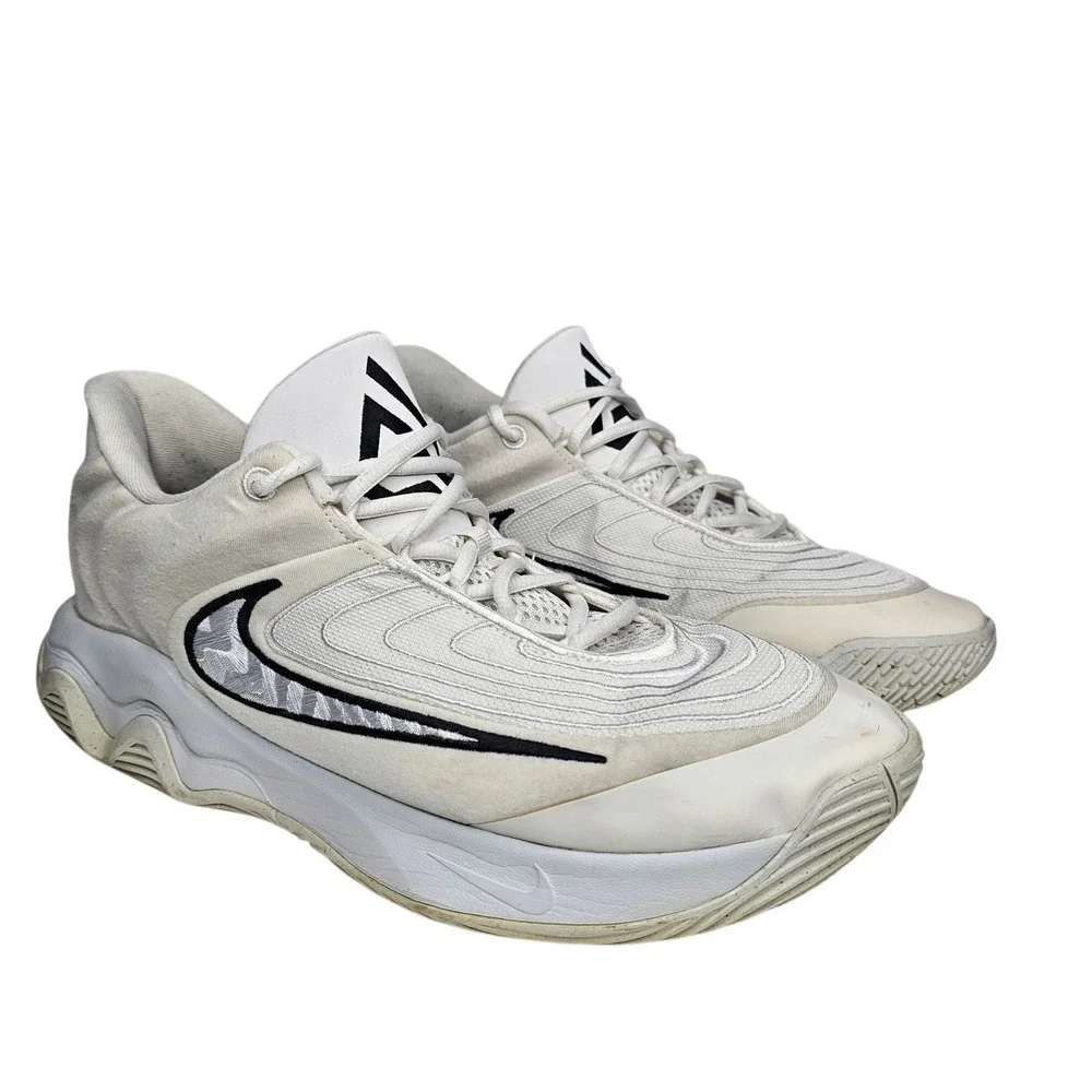 Nike Giannis Immortality 4 Mens 12 White Basketball Shoes FQ3680-100 Sneaker